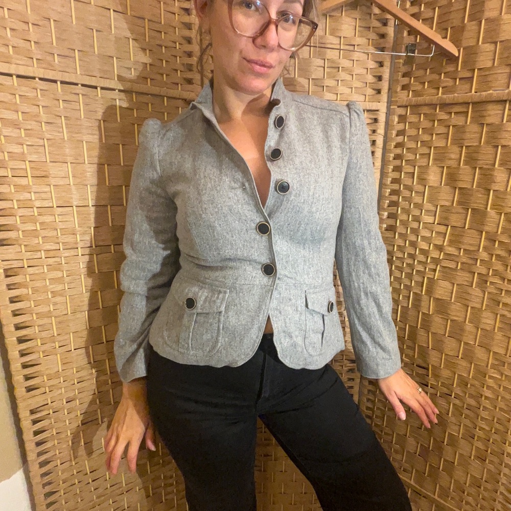 Banana Republic Fitted Wool Blazer - Picture 3 of 14